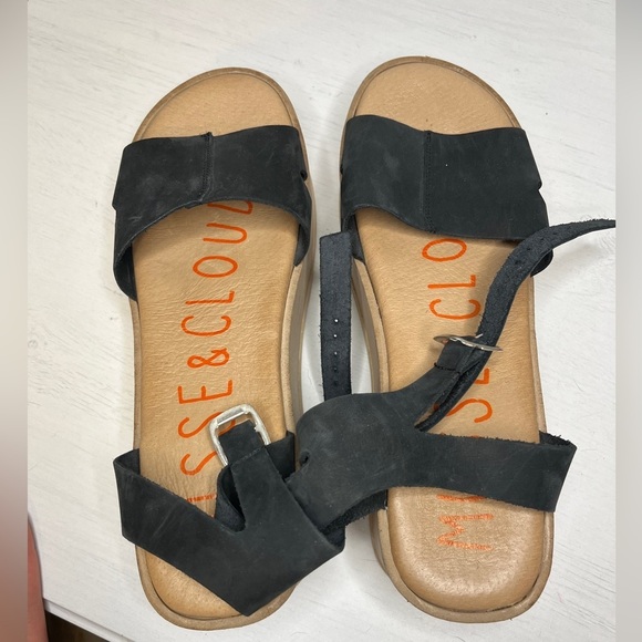 Musse & Cloud Dayana Cushioned Platform Sandal Cork Midsole Sz 10 - Picture 4 of 10